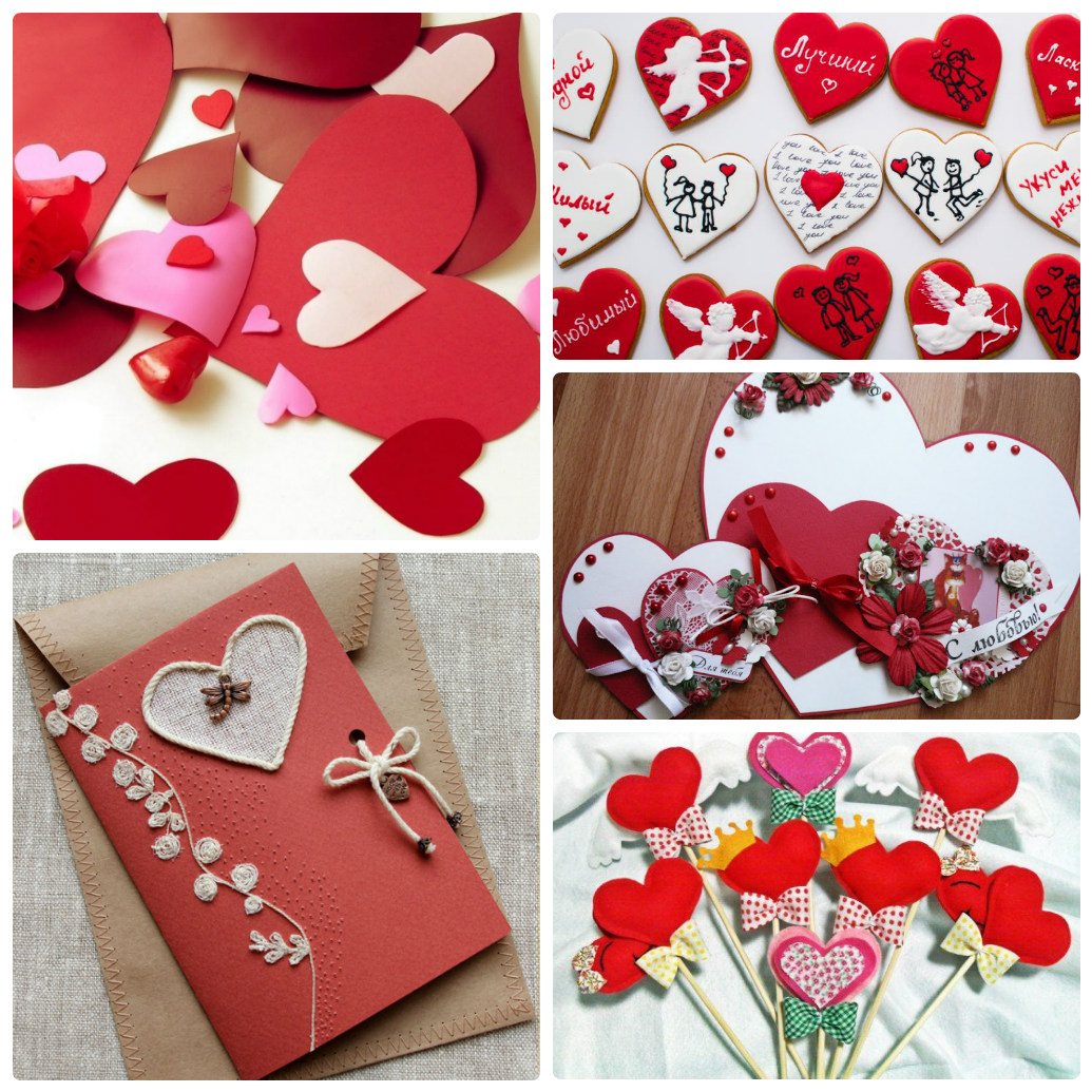 Валентинка своими руками на 14 февраля день - Святого Валентина - день всех влюбленных